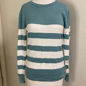 J Crew Stripe‎ crewneck knit sweater cotton